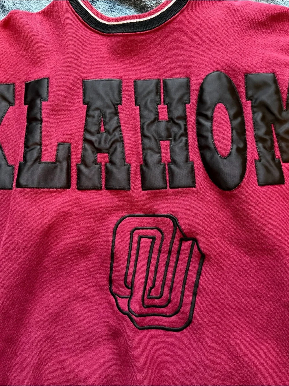 Rare Vintage 90s University of Oklahoma Sooners Crewneck Sweatshirt